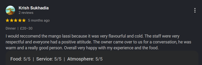 Customer review 15